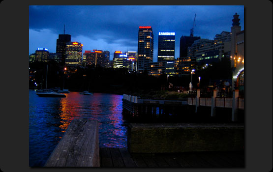 Reflections on the Water - Sydney Harbor